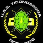 Black and Gold Turtle Shell Logo